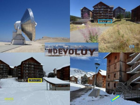 Appartement 8-10 personnes SUPERDEVOLUY Hautes Alpes REZ DE CHAUSSÉE Vue panoramique 3 CHAMBRES
